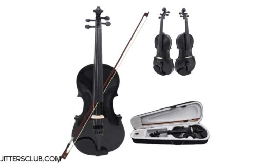 Đàn violin Loại 4 / 4 Bằng Gỗ Trơn Màu Đen