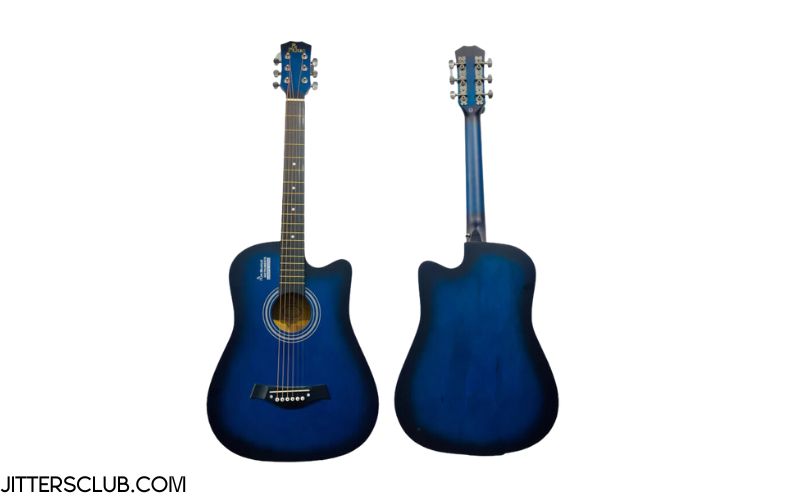 Đàn Guitar Acoustic AL79 Màu Xanh