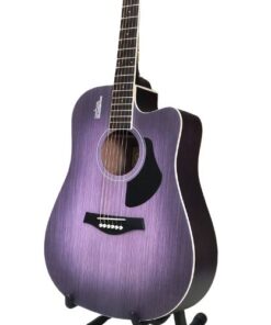 Đàn Guitar Acoustic Dáng Khuyết Woim Màu Tím