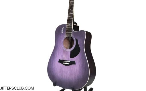 Đàn Guitar Acoustic Dáng Khuyết Woim Màu Tím